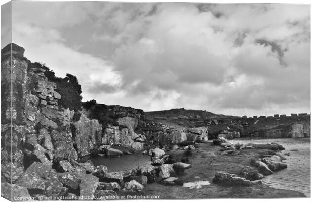 Gold Diggings Quarry, Bodmin Moor, Cornwall Canvas Print by Neil Mottershead