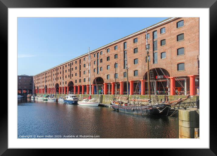 The Tate Museum, Albert Dock Framed Mounted Print by Kevin Hellon