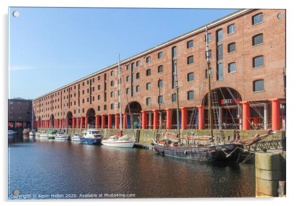 The Tate Museum, Albert Dock Acrylic by Kevin Hellon