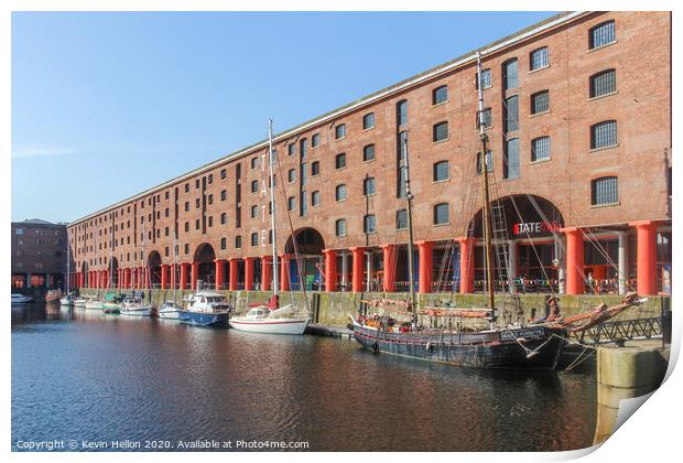 The Tate Museum, Albert Dock Print by Kevin Hellon