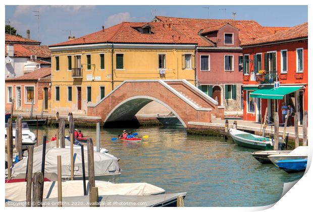 Murano, Venice Print by Diane Griffiths
