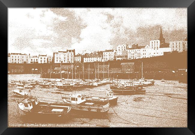 Tenby Harbour Framed Print by Matthew Bates