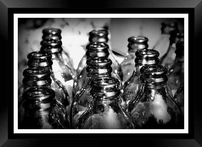 bring a bottle or two! Framed Print by rachael hardie