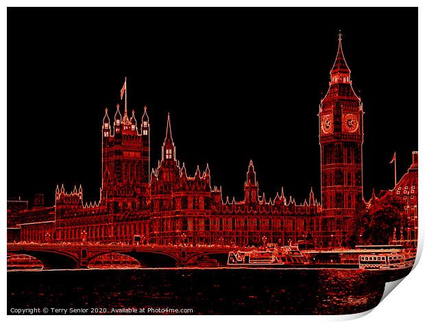 Westminster Print by Terry Senior