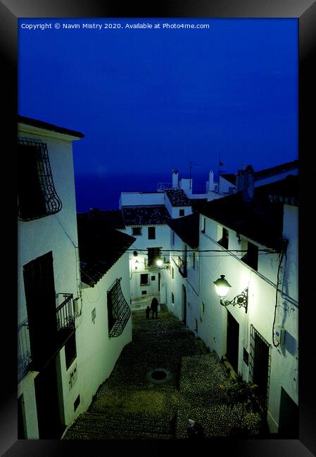Altea, Spain Framed Print by Navin Mistry