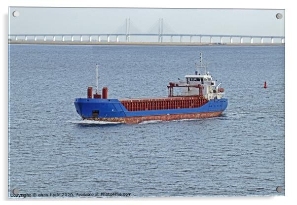 MV Aspen Bulk Carrier Acrylic by chris hyde