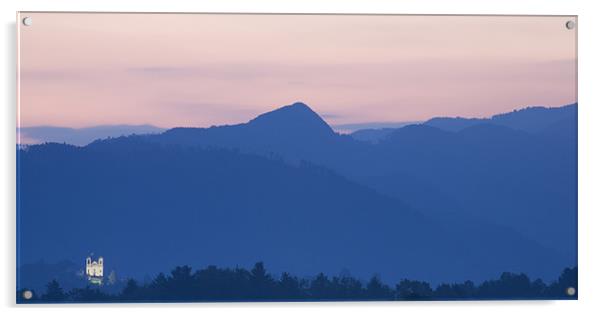 Alpine sunrise Acrylic by Ian Middleton