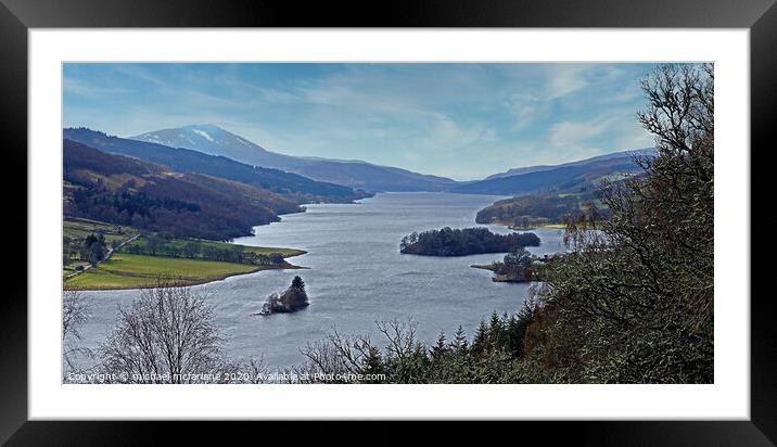 Queens View Framed Mounted Print by michael mcfarlane