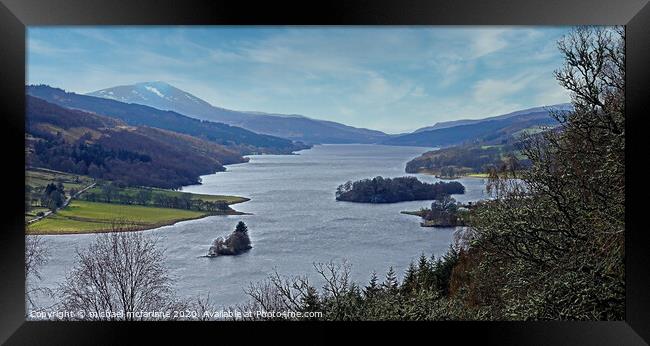 Queens View Framed Print by michael mcfarlane