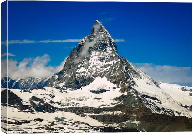 Matterhorn Canvas Print by michael mcfarlane