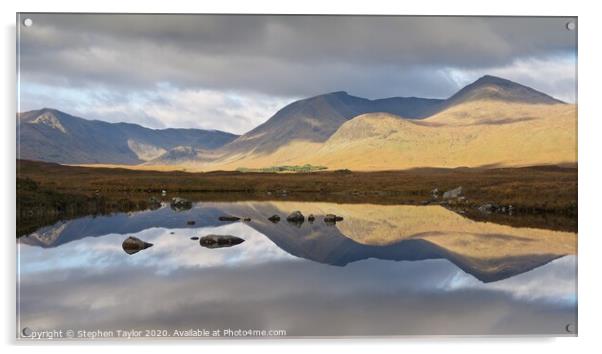 Rannoch Moor Acrylic by Stephen Taylor