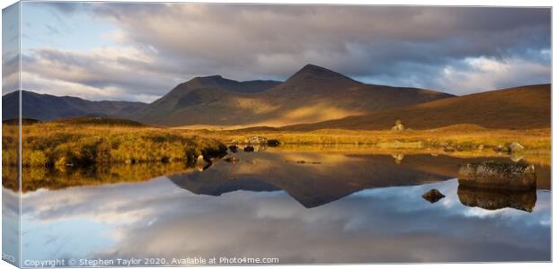 Lochan na Stainge Canvas Print by Stephen Taylor