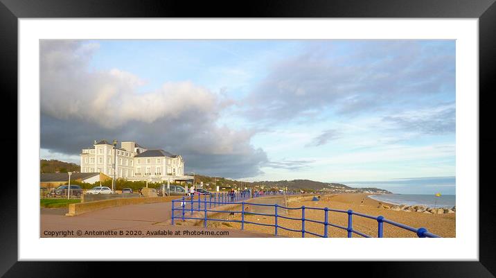 Hythe Imperial Hotel Framed Mounted Print by Antoinette B