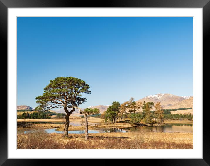 Loch Tulla. Framed Mounted Print by Tommy Dickson