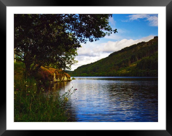 Loch Avich Framed Mounted Print by Steven Watson