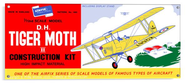 Airfix Tiger Moth (licensed by Hornby) Acrylic by Phillip Rhodes
