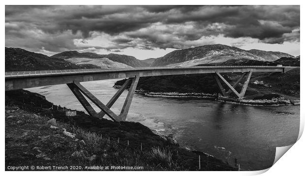 Kylesku Bridge Print by Robert Trench