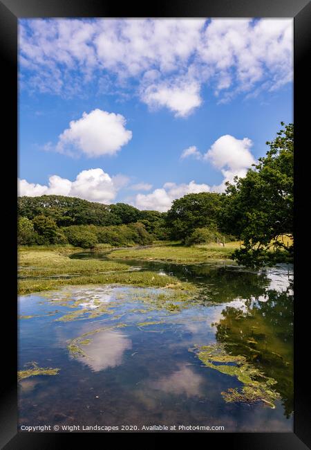 Newtown River Isle Of Wight Framed Print by Wight Landscapes