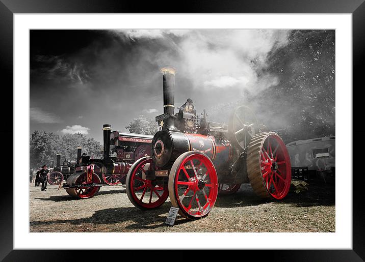 Steaming Framed Mounted Print by Stephen Mole