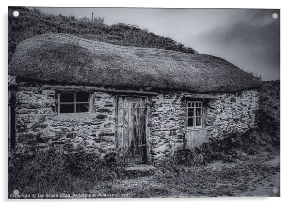 Cornwall cottage  Acrylic by Ian Stone