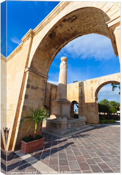 Upper Barrakka Gardens, Malta Canvas Print by Frank Bach