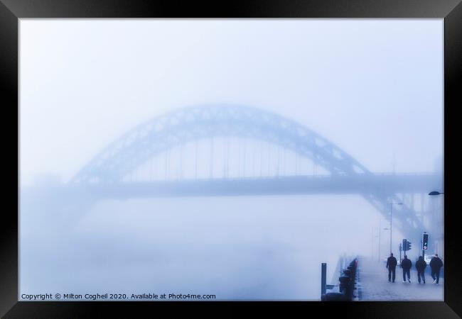 Fog On The Tyne I Framed Print by Milton Cogheil