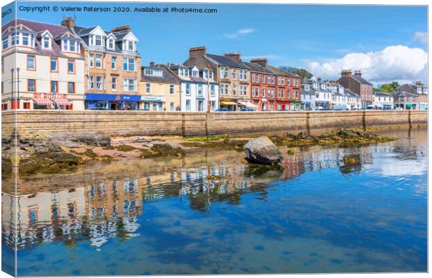 Millport Bay Canvas Print by Valerie Paterson