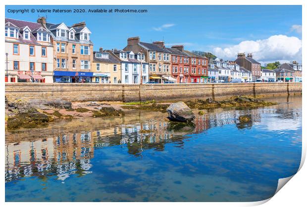 Millport Bay Print by Valerie Paterson
