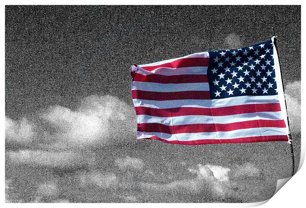 Star spangled banner Print by John Basford