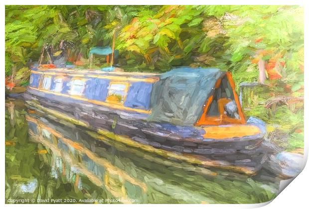 Narrow Boat Life Art Print by David Pyatt