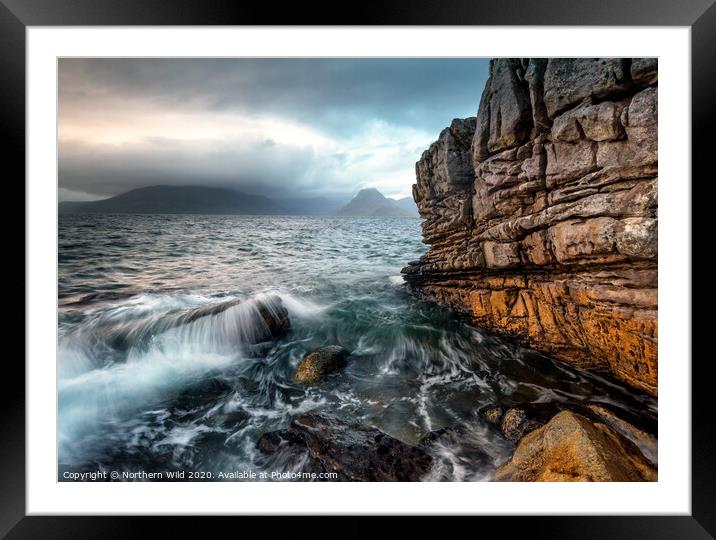 Dramatic Elgol Scotland Framed Mounted Print by Northern Wild