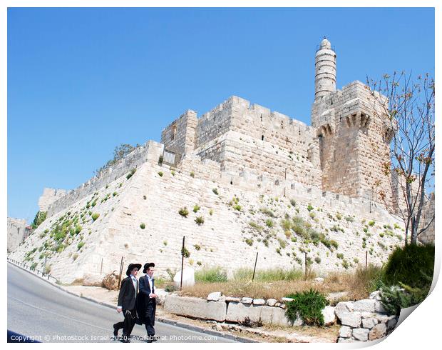 Israel, Jerusalem, The tower of David Print by PhotoStock Israel