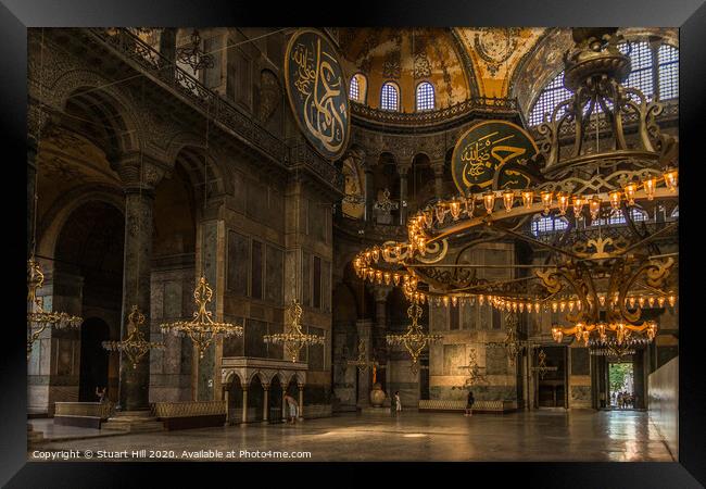 Hagia Sophia  Framed Print by Stuart Hill