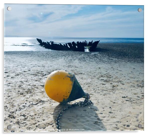 Ship Wreck. Acrylic by Tony Williams. Photography email tony-williams53@sky.com