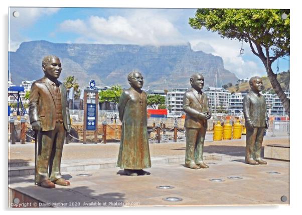 Nobel Square, Cape Town, South Africa Acrylic by David Mather