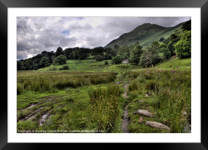 Maiden Moor Lake District Framed Mounted Print by Beverley Middleton