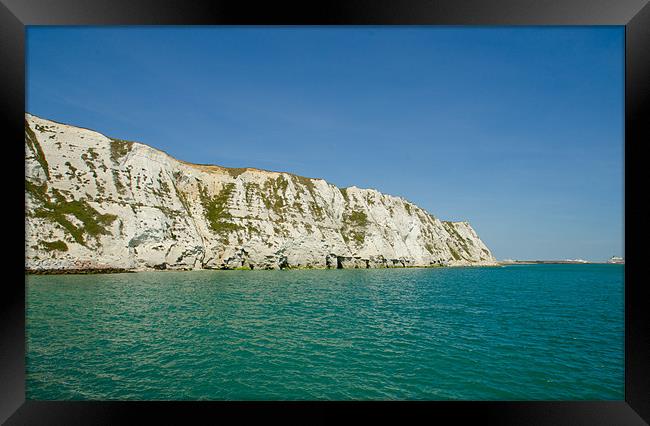White Cliffs of Dover Framed Print by Chris Thaxter