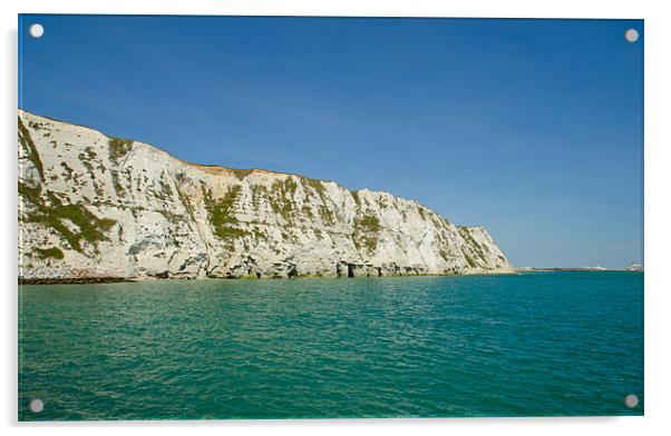 White Cliffs of Dover Acrylic by Chris Thaxter