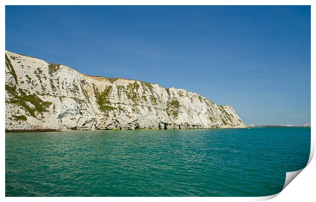 White Cliffs of Dover Print by Chris Thaxter