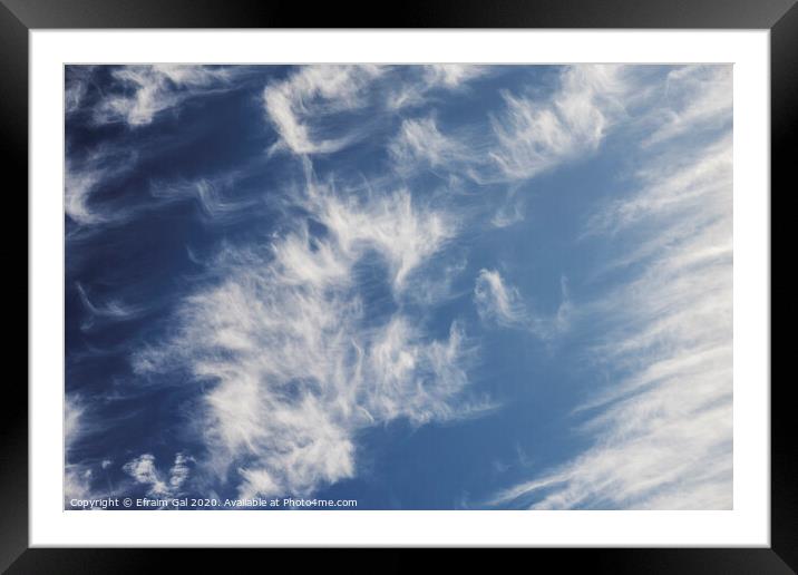 Summer Clouds  Framed Mounted Print by Efraim Gal