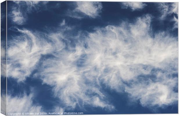 Sky clouds Canvas Print by Efraim Gal