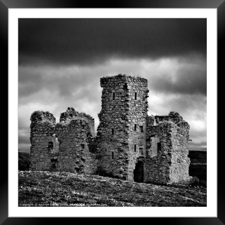 Cluny Chrichton Castle, Raemoir, Banchory, Aberdeenshire Framed Mounted Print by Andrew Davies