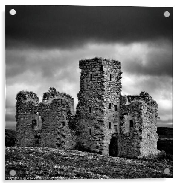 Cluny Chrichton Castle, Raemoir, Banchory, Aberdeenshire Acrylic by Andrew Davies