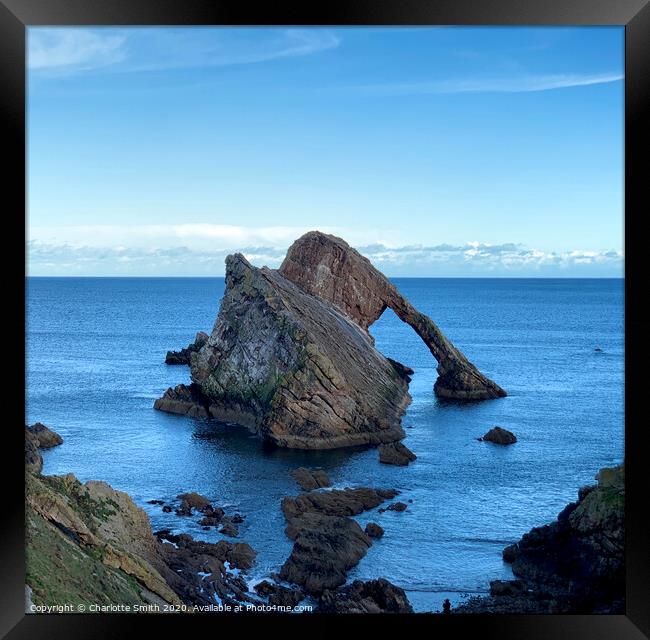 Bow Fiddle Rock Framed Print by Charlotte Smith