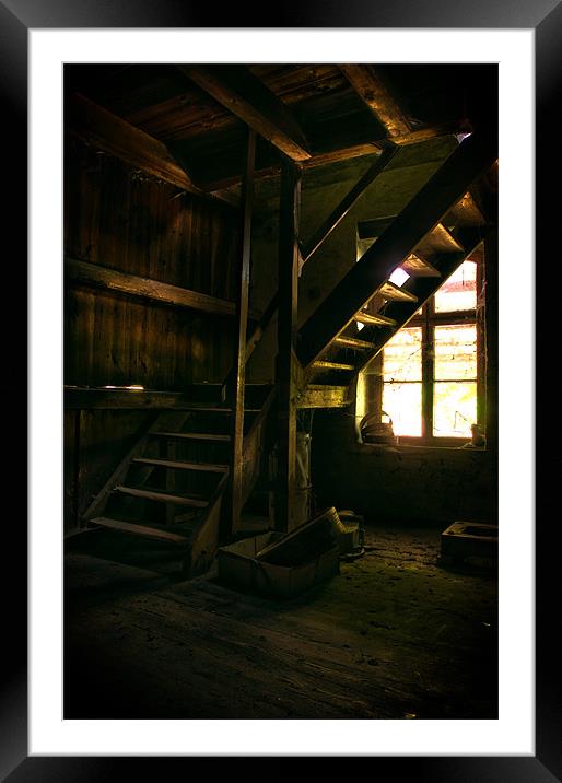 Mill steps Framed Mounted Print by Nathan Wright