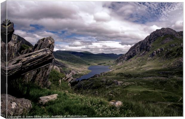 Tryfan Canvas Print by Dave Sibley