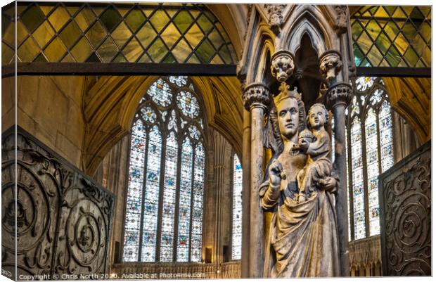 The entrance to the Chapter House Canvas Print by Chris North