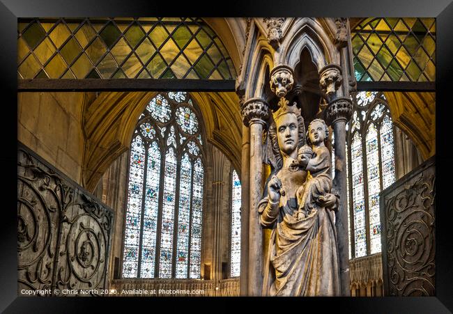The entrance to the Chapter House Framed Print by Chris North