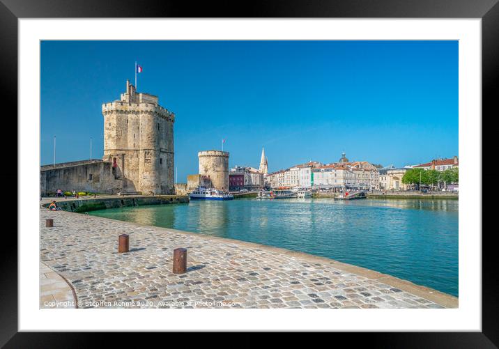 La Rochelle, France. Framed Mounted Print by Stephen Rennie