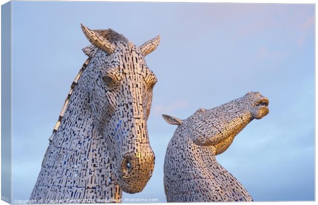 The Kelpies Canvas Print by Stephen Taylor